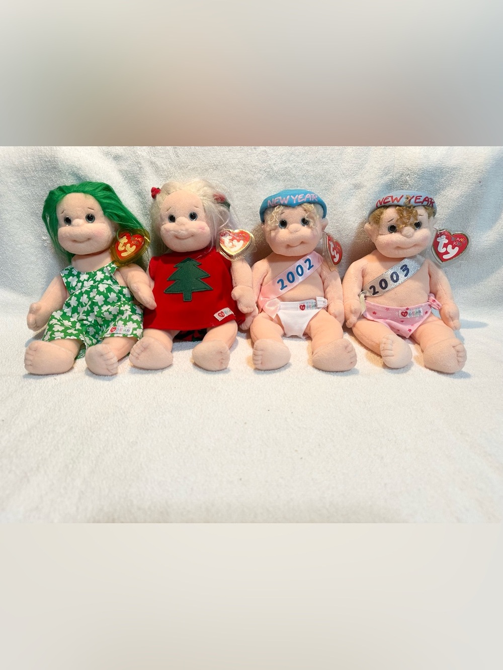 Ty beanie baby kids lot of 4 plush dolls